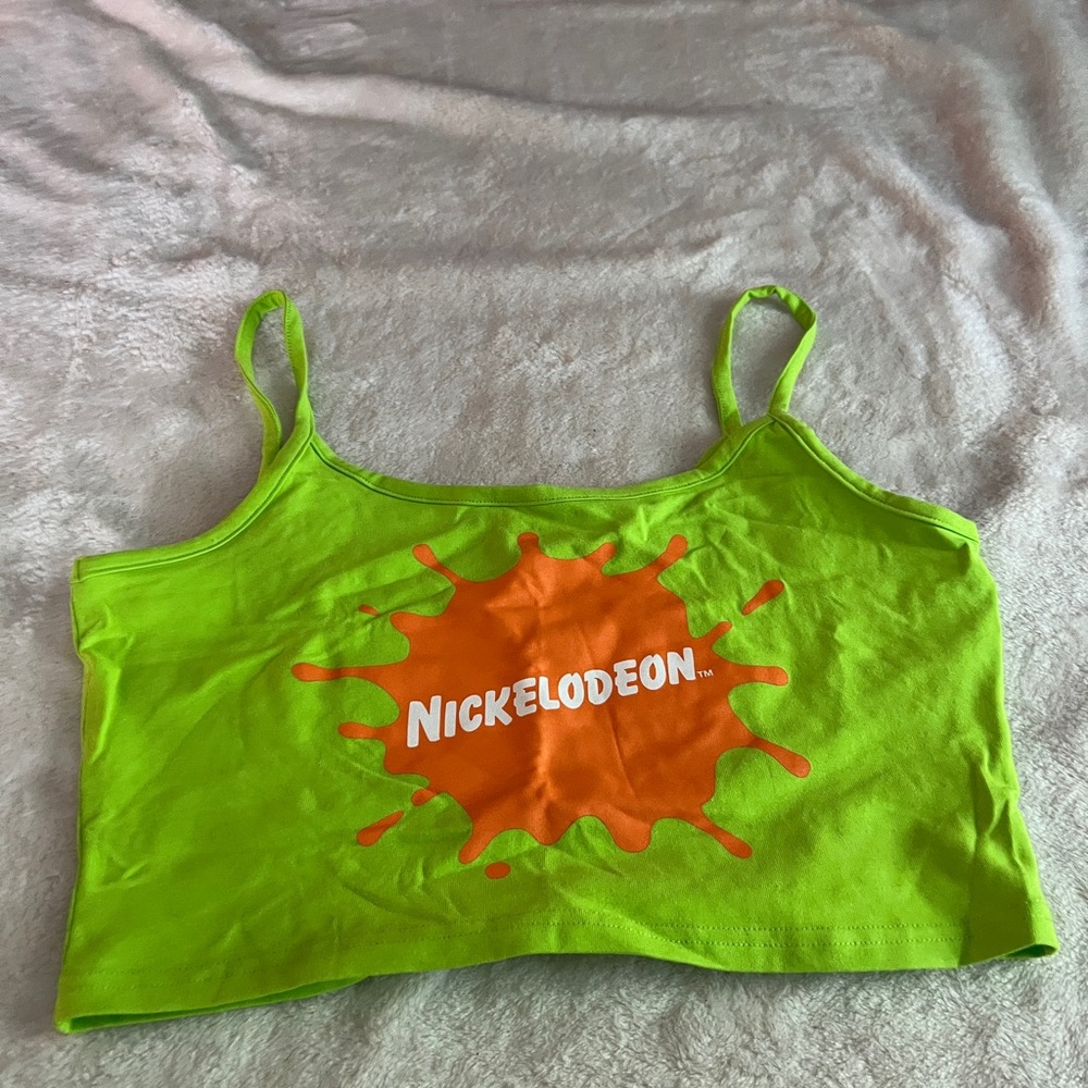 Nickelodeon Neon Green Tank Top
